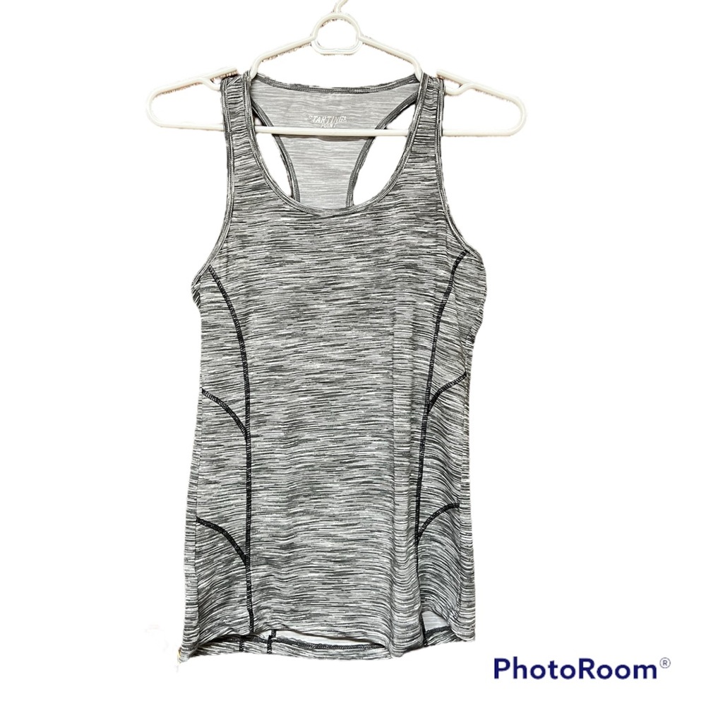 ◾️STARTING POINT: Women’s size M, gray & black athletic tank top, preowned◾️